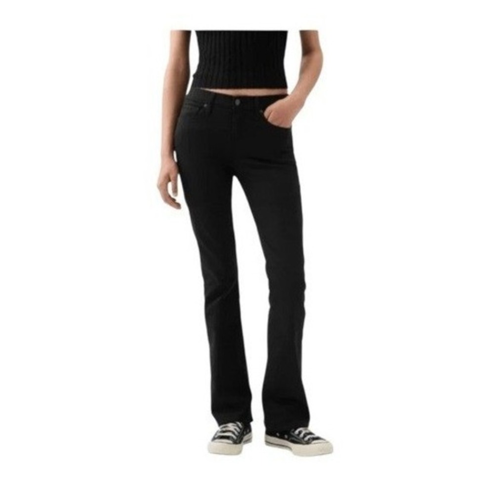 GAP Black‎ Velvet Baby Bootcut Mid-Rise Jeans 32 / 14